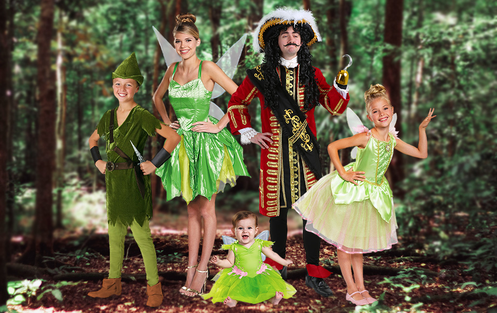 Tinkerbell and Peter Pan Costumes Tinkerbell and Peter Pan Costumes