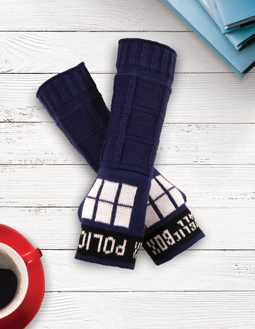 Tardis Armwarmers Tardis Armwarmers