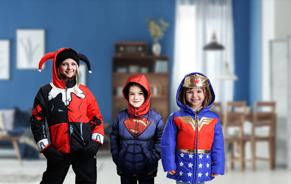 Kids’ Superhero Coats Kids’ Superhero Coats