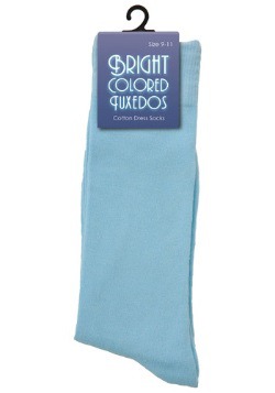 Powder Blue Dress Socks