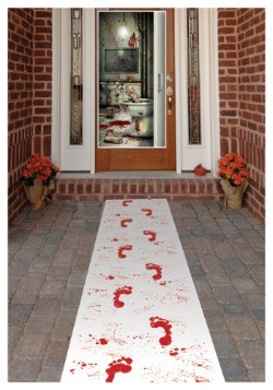 Bloody Footprints Runner Halloween Decoration